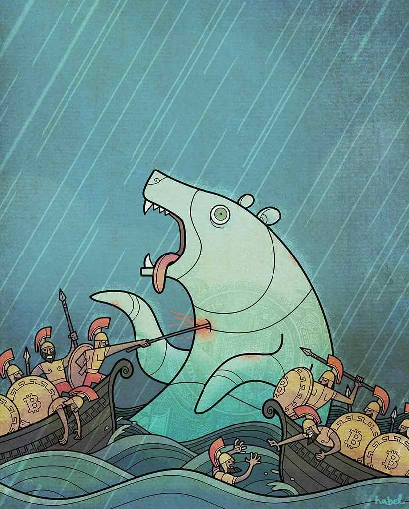 Matt Habel BearWhale Painting