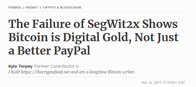 Segwit2X fails