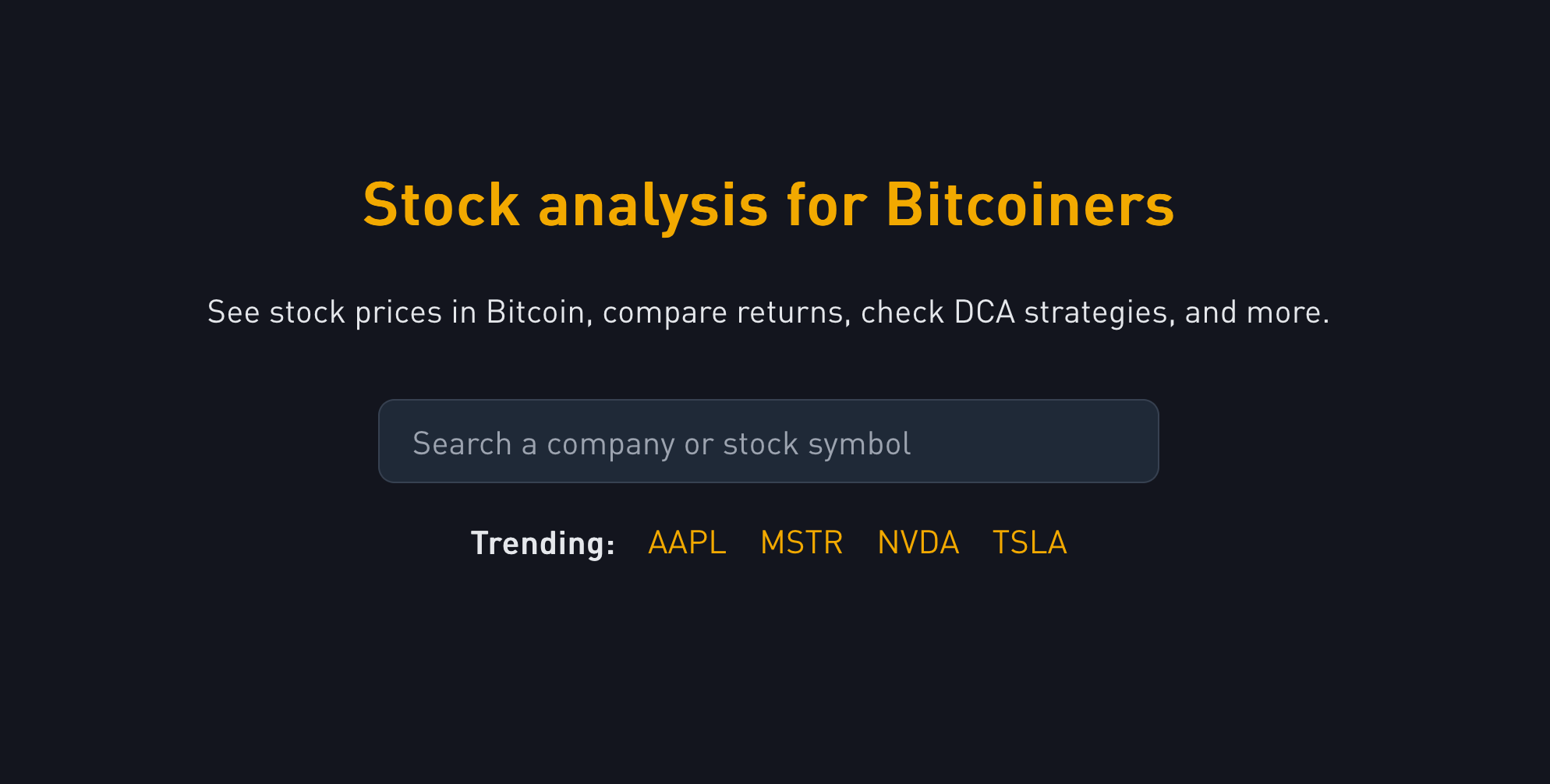 Bitbo Launches Stock Analysis Platform for Bitcoiners