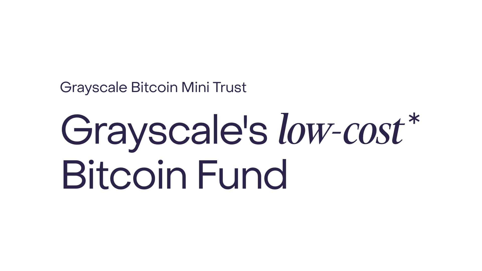 Grayscale Bitcoin Mini Trust Launches on NYSE Arca