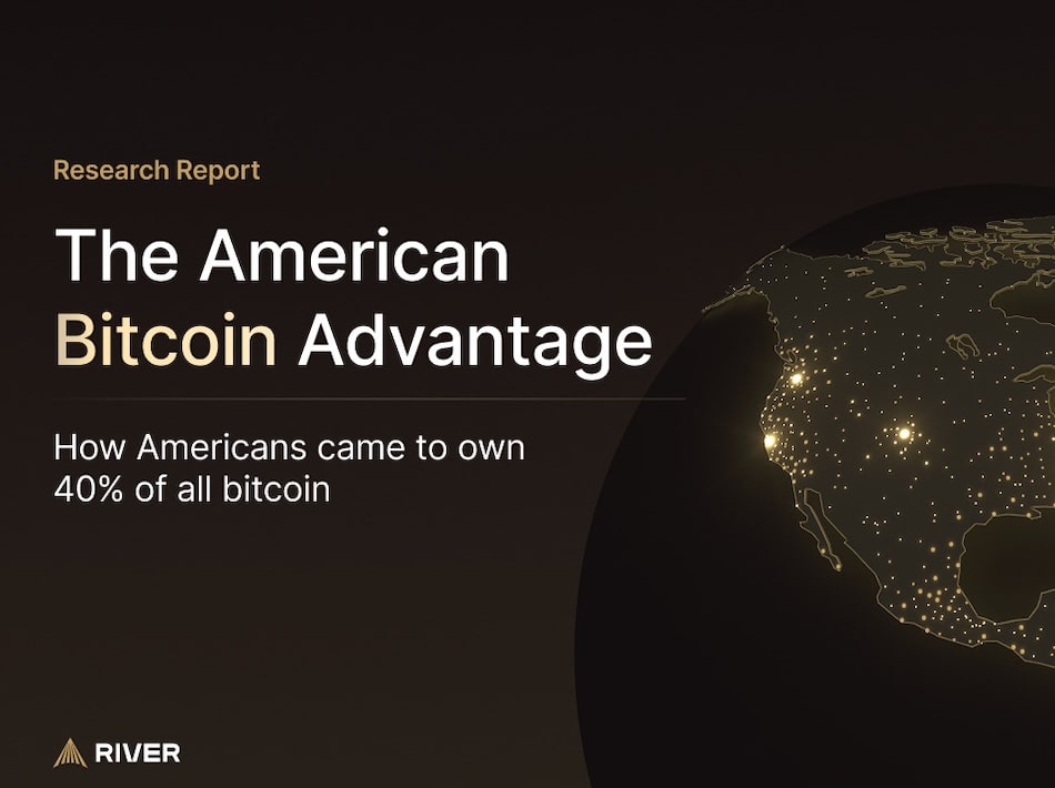 River: U.S. Bitcoin Dominance Spurs Economic Opportunity