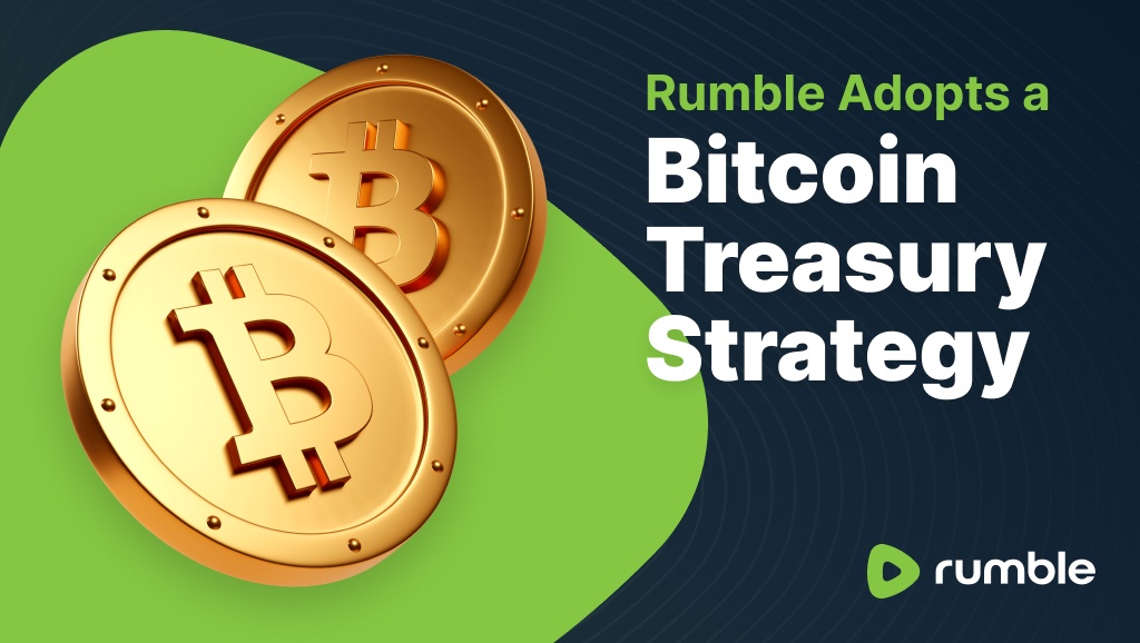 Rumble to Invest Up to $20M in Bitcoin for Treasury Reserves