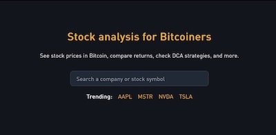 Bitbo Launches Stock Analysis Platform for Bitcoiners