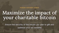 Unchained and UI Launch Bitcoin-Native Donor-Advised Funds