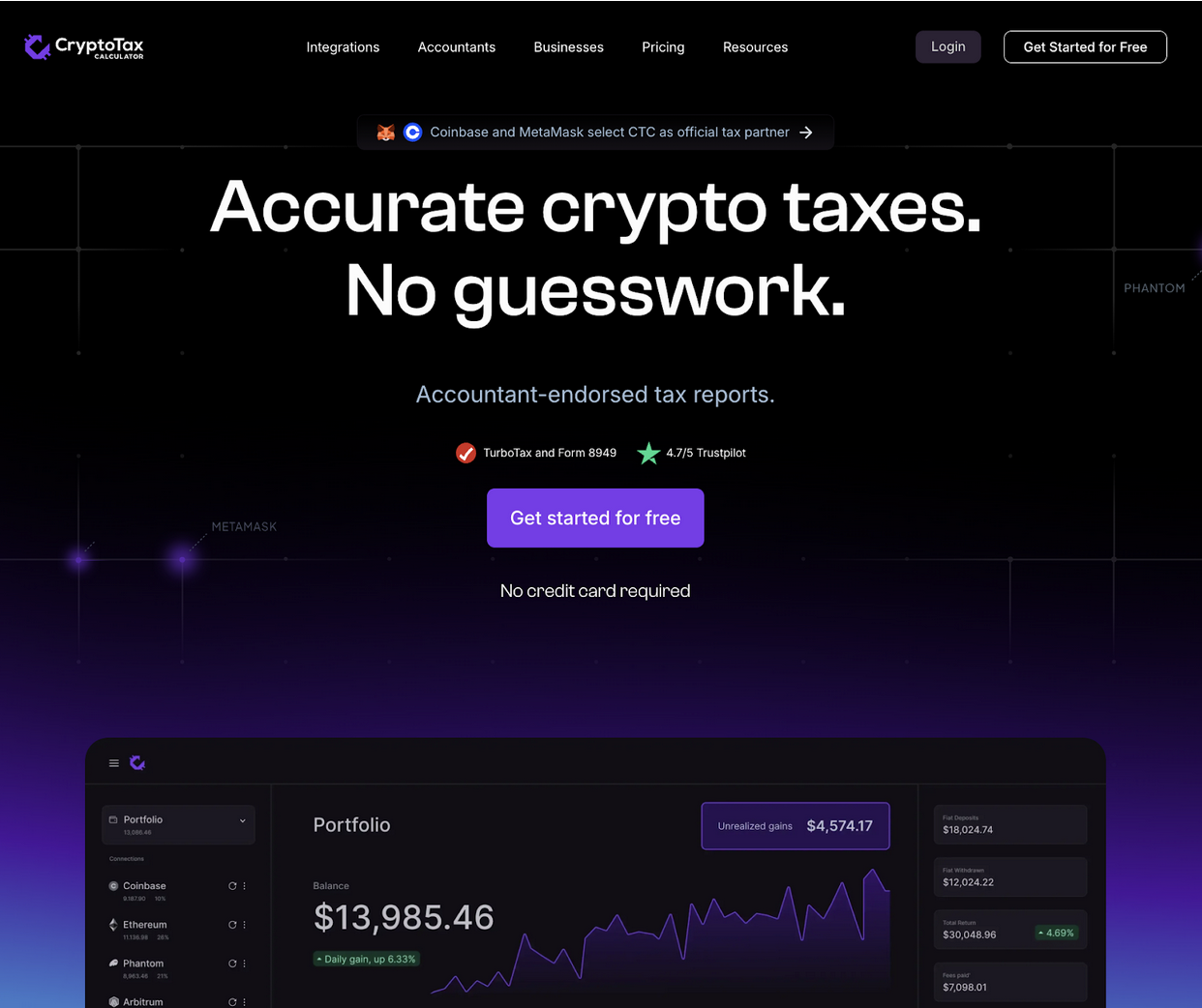Crypto Tax Calculator logo